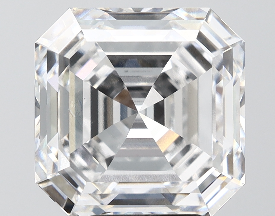 7.25 carat Asscher lab-grown diamond