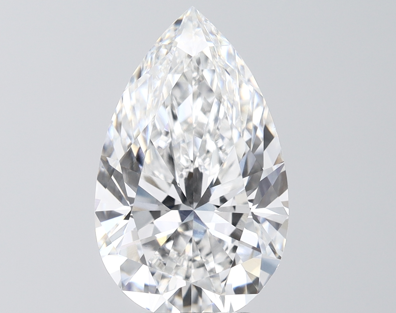 5.09 carat Pear lab-grown diamond